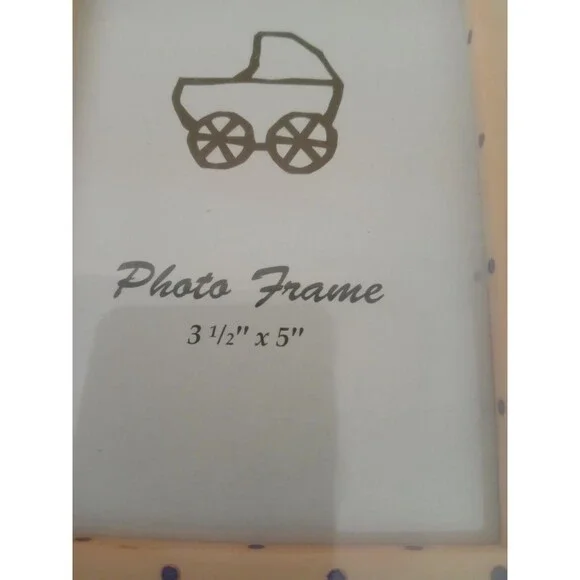 NEW Midwestern Home Products Cute Baby Picture Frame Newborn Holds 3.5x5 Picture - Picture 5 of 8